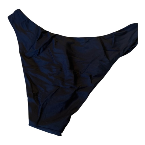 J. Crew Blues Bundle Curved-Waist Cheeky Bikini Bottom  High-Cut Leg Medium NEW - Picture 14 of 16